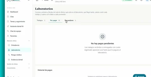 Ortodoncia, laboratorio, riesgo médico e imágenes clínicas.